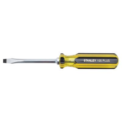 Stanley?? Products 100 Plus??  Square Blade Standard Tip Screwdriver, 1/4 in Tip, 8-3/16 in Overall L, 66-174-A