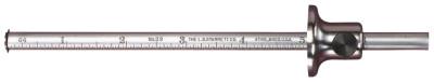 L.S. Starrett Scratch Gages, 1/64ths graduations, Steel, 50201