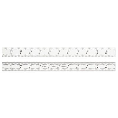 L.S. Starrett Steel Rules, 150 mm, No. 36, Steel, 57064