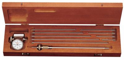 L.S. Starrett No. 696 Crankshaft Distortion Dial/Strain Gage, 0.001 in Graduations, w/10 Rods, 52901