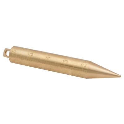 U.S. Tape Tank Gauging Plumb Bobs, 20 oz, Brass, English/Metric, 58899