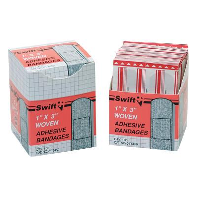 Honeywell Adhesive Bandages, 1 in x 3 in Strips, Fabric, 016459