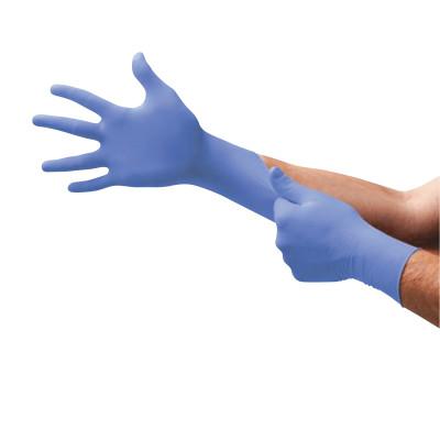 Ansell Supreno® SE Disposable Nitrile Gloves, Beaded Cuff, Medium, Violet Blue, SU-690-M