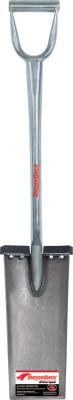 The AMES Companies, Inc. Round Point Shovels with D-Grip Handle, 9 in L  x 5.31 in W blade, Hardwood Handle, 2585900