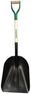 The AMES Companies, Inc. Steel Scoops, 19 in x 15 in Blade, 27 in White Ash Steel D-Grip Handle, 53121