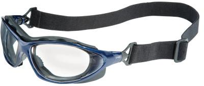 Honeywell Seismic Sealed Eyewear, Clear Lens, Polycarbonate, HC, Metallic Blue Frame, S0620