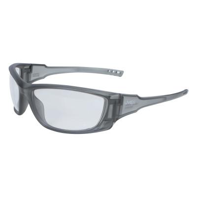 Honeywell A1500 Series Safety Eyewear, Clear Lens, UvextraAF, Gray Frame, S2165X