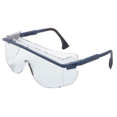 Honeywell Astrospec OTG 3001 Eyewear, Clear Lens, Polycarbonate, Uvextreme AF, Blue Frame, S2510C