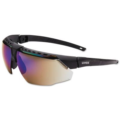Honeywell Avatar Eyewear, Blue Mirror Lens, Hard Coat, Black Frame, S2853