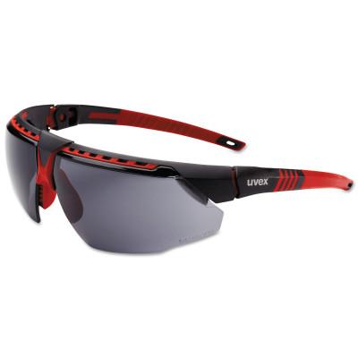 Honeywell Avatar Eyewear, Gray Lens, Anti-Fog, Red Frame, S2861HS