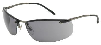 Honeywell Slate Eyewear, Gray Lens, Polycarbonate, Hard Coat, Matte Gunmetal Frame, Metal, S4111