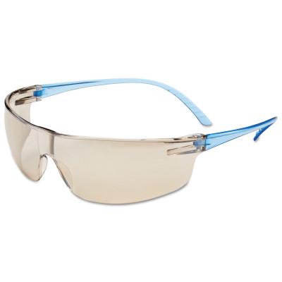 Honeywell SVP 200 Series Eyewear, Blue Mirror Lens, Hard Coat, Blue Frame, SVP206