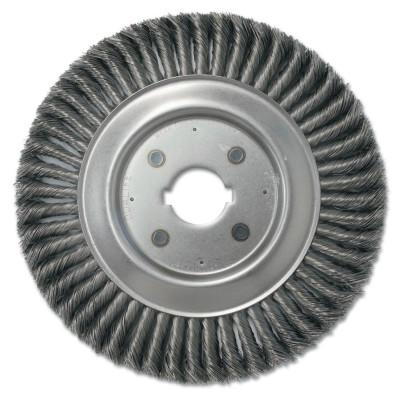 Weiler® Dualife Standard Twist Knot Wire Wheel, 10 in Dia, 4,500 rpm, 08180-13