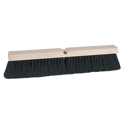 Weiler® Vortec Pro Medium Sweeping Brushes, 24 in, 3 in Trim L, Black Tampico, 25232