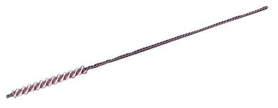 Weiler® Nylox® Micro-Abrasive Tube Brush, 1 in Brush L, Twisted Single Spiral, .105 in Nylon Fill, 26904