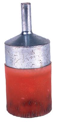 Weiler® Polyflex® Crimped Wire Hollow End Brush, Steel, 1/2 in x 0.0104 in, 18,000 rpm, 35340