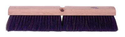 Weiler® Horsehair Fine Sweep Brushes, 18 in Hardwood Block, 3 in Trim, 42001