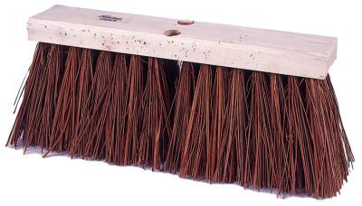 Weiler® Street Brooms, Hardwood Block, 5 1/4 in Trim, Polypropylene Fill, 70212