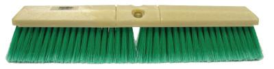 Weiler® Perma-Sweep Floor Brush, 24 in Foam Block, 3 in Trim L, Maroon Polypropylene, 42168