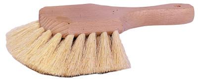 Weiler® Wood Block Utility Scrub Brushes, 2 in Trim L, White Tampico, 8 in Handle, 44014