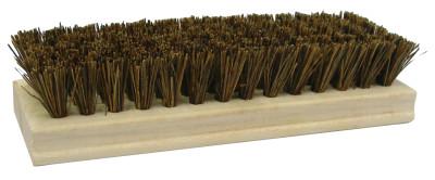 Weiler® Palmyra Scrub Brushes, 8 in Hardwood Block, 1 1/8 in Trim L, 44025