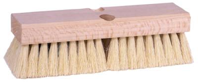 Weiler® Deck Scrub Brushes, 10 in Hardwood Block, 2 in Trim, Tampico Fill, 44028
