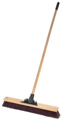 Weiler® 24" Pro-Flex Maroon Polypropylene Sweep with 60" Wood H, 44604