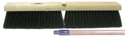 Weiler® Tampico Medium Sweep Brush, 18 in Hardwood Block, 3 in Trim, 44859