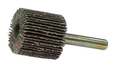 Weiler® Tiger® Mounted Flap Wheels, 3 in, 80 Grit, 20,000 rpm, 52623