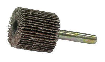 Weiler® Tiger® Mounted Flap Wheels, 2 in, 80 Grit, 25,000 rpm, Threaded Mount, 52613