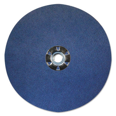 Weiler® Tiger® Resin Fiber Discs, 7 in Dia, 5/8 Arbor, 120 Grit, Zirconia, 59917