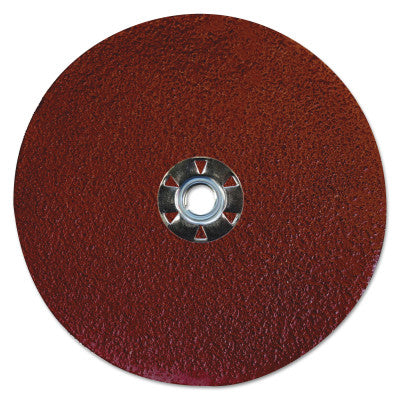 Weiler® Tiger Aluminum Resin Fiber Discs, 7 in Dia, 5/8 Arbor, 24 Grit, Aluminum Oxide, 60620