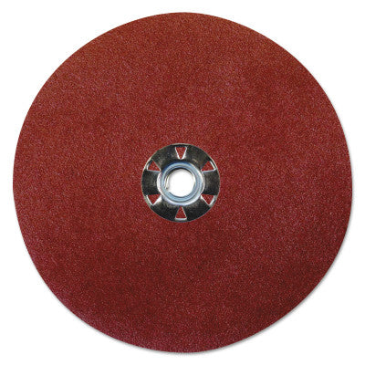 Weiler® Wolverine Resin Fiber Discs, 7 in Dia, 5/8 Arbor, 60 Grit, Aluminum Oxide, 61526