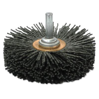 Weiler® Standard Twist Knot Wire Wheel, 8 in D, , .014" Steel Fill, 2 in Arbor Hole, 94000