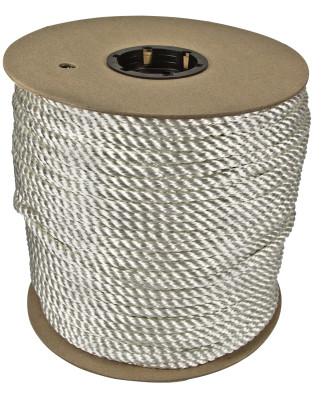 Orion Ropeworks Twisted Nylon Ropes, 1 in x 600 ft, Nylon, White, 530320-00600