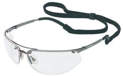 Honeywell Fuse Eyewear, Clear Lens, Polycarbonate, Hard Coat, Gunmetal Frame, Metal, 11150800