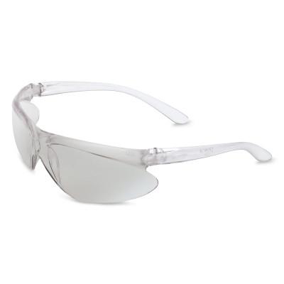 Honeywell A400 Series Eyewear, Indoor/Outdoor Silver Mirror Lens, Hard Coat, Gray Frame, A404
