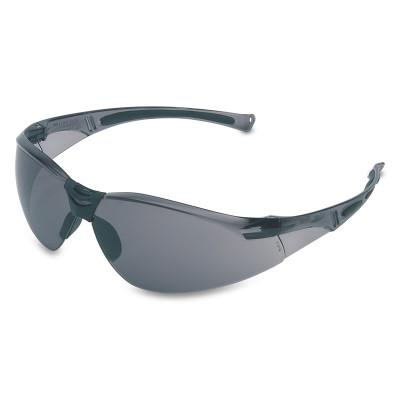 Honeywell A800 Series Eyewear, Gray Lens, Polycarbonate, Hard Coat, Gray Frame, A801