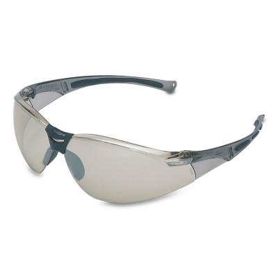 Honeywell A800 Series Eyewear, Indoor/Outdoor Lens, Polycarbonate, Hard Coat, Gray Frame, A804