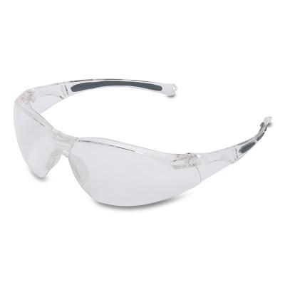 Honeywell A800 Series Eyewear, Clear Lens, Polycarbonate, Fog-Ban Anti-Fog, Clear Frame, A805