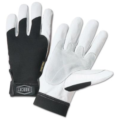 West Chester Ironcat Heavy Duty Goatskin Gloves, 2X-Large, White; Black, Elastic, Kevlar, 86552/2XL