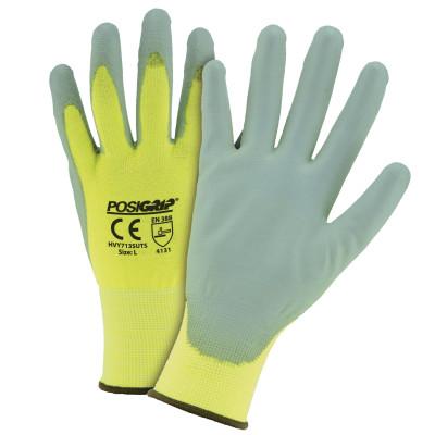 West Chester Touch Screen Hi Vis Gloves, Medium, Gray/Yellow, HVY713SUTS/M