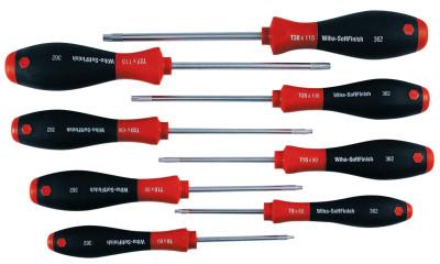 Wiha® Tools SoftFinish Screwdriver Sets, Torx, 8 Piece, 36294