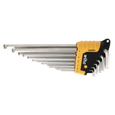 Wiha?? Tools MagicRing L-Key Sets, 9 per holder, Hex Ball Tip, Metric, 66990