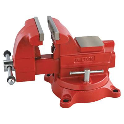 JPW Industries Utility Bench Vise, 6-1/2 in Jaw Width, 4-1/4 in Throat Depth, 360° Swivel, 28815