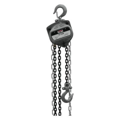 JPW Industries S-90 Series Hand Chain Hoist, 1/2 ton Cap., 10 ft Lifting Ht., 1 Fall, 58 lbf, 101900