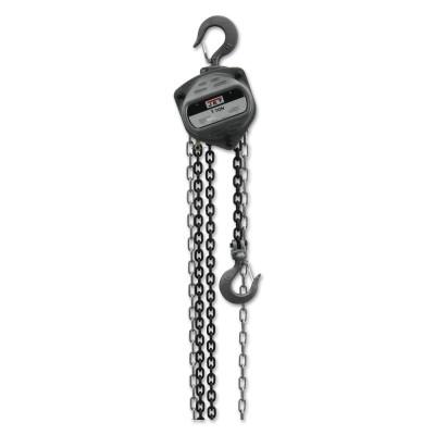 JPW Industries S-90 Series Hand Chain Hoist, 1 ton Cap., 20 ft Lifting Height, 1 Fall, 60 lbf, 101912