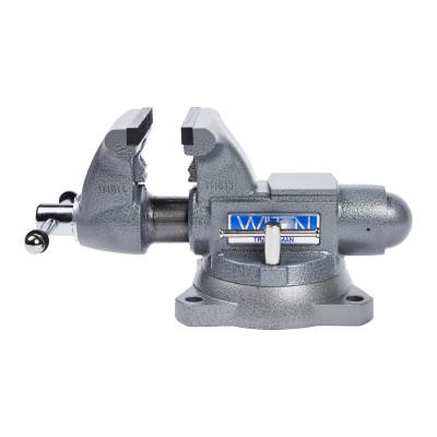 JPW Industries Tradesman Vise, 1755 Series, 5-1/2 in Jaw Width, 3-3/4 in Throat Depth, 360° Swivel, 28806