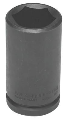 Wright Tool 3/4" Dr. Deep Impact Sockets, 3/4 in Drive, 2 1/8 in, 6 Points, 6968
