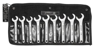 Wright Tool 9 Pc. Service Wrench Set, 3/4-in; 13/16-in; 7/8-in; 15/16-in; 1-in; 1-1/16-in; 1-1/8-in; 1-3/16-in; 1-1/4-in, 745